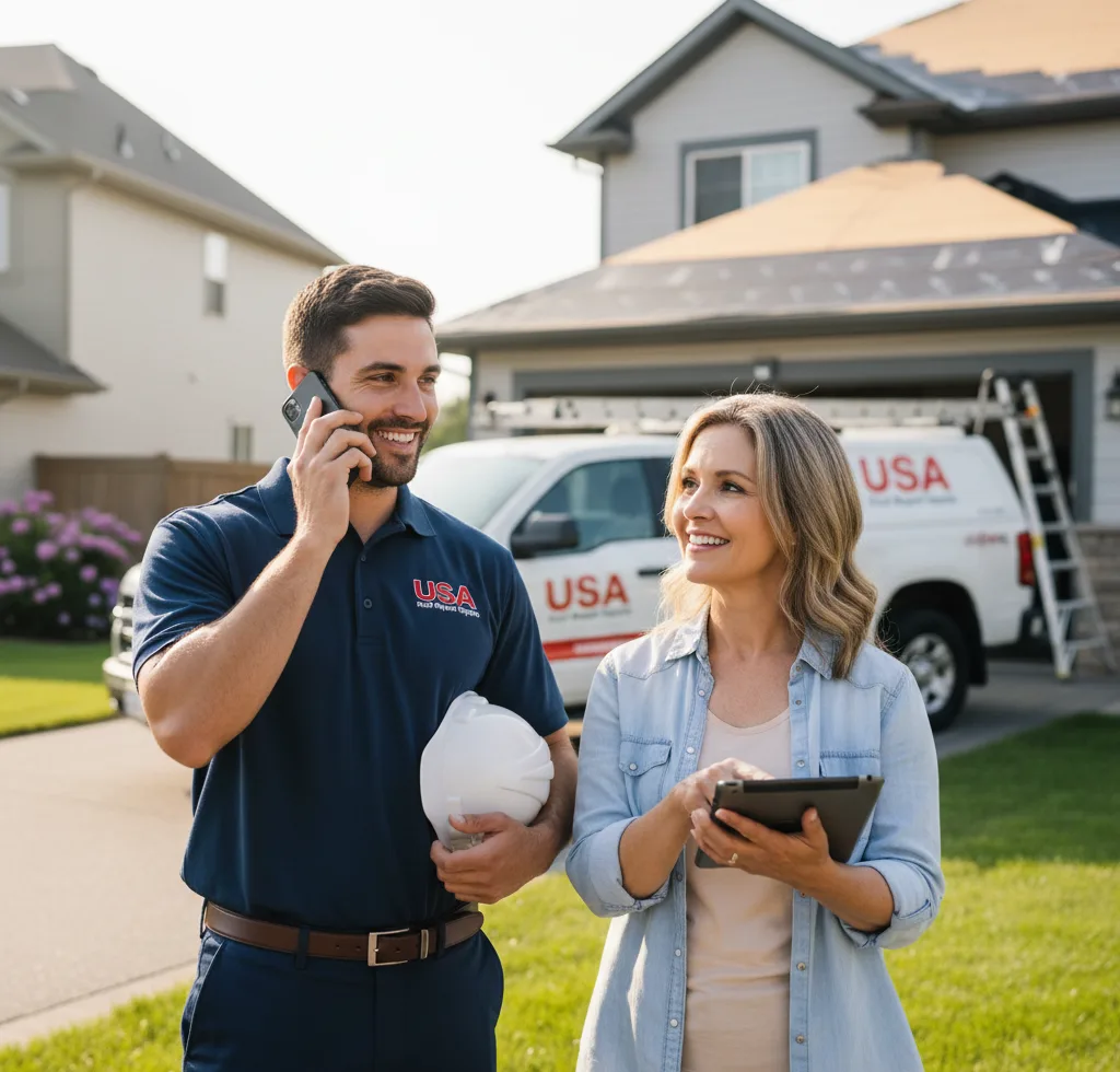 USA Roof Repair Experts customer support in Call